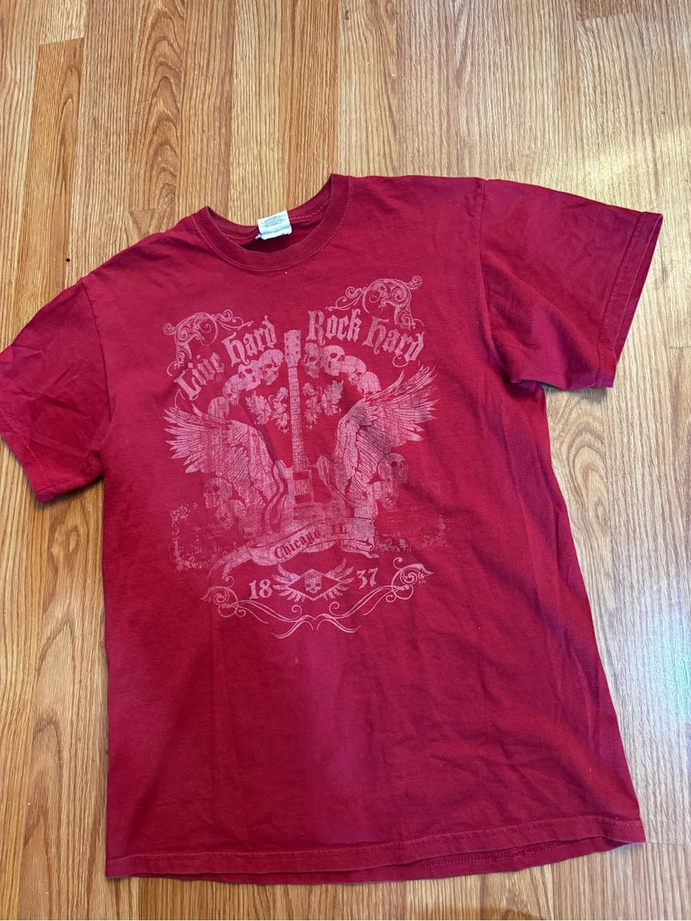 Live Hard, Rock hard graphic Tee
